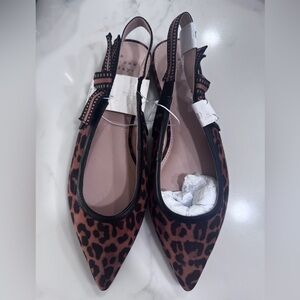 Target A New Day Leopard Print Slingback Flats Size 8 / 12